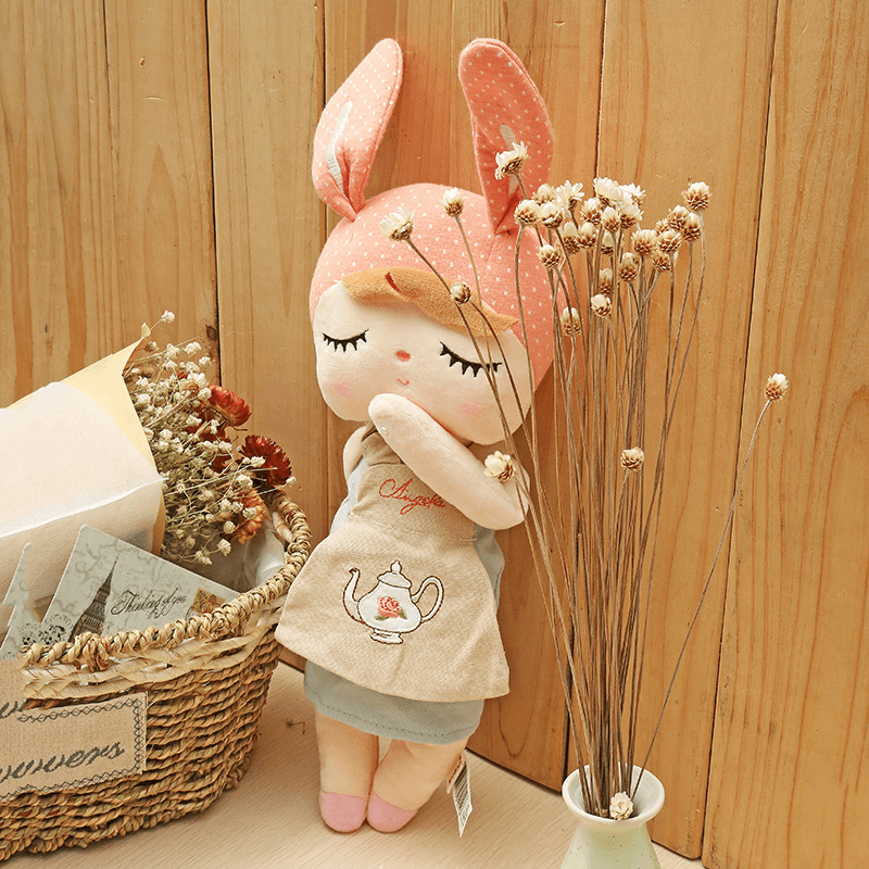 Metoo Angela Plush Lace 33CM Rabbit Dolls Stuffed Toys for Children Girl Kids Gift