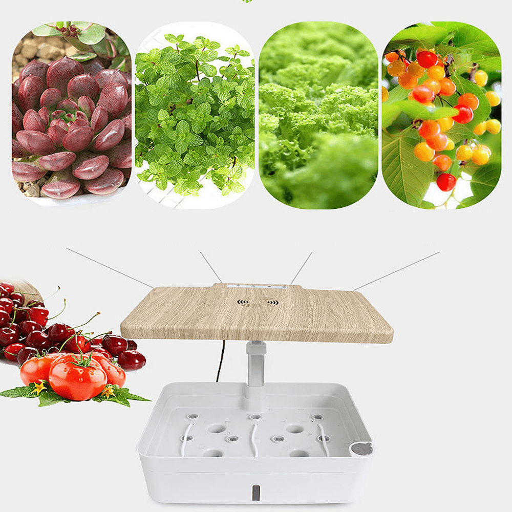 110-240V Indoor Intelligent Hydroponic Planting Box Soilless Cultivation Equipment LED Fill Light Vegetable Planting Machine Nursery Flower Pot