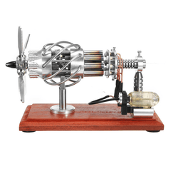 STARPOWER 16 Cylinder Hot Air Stirling Engine Motor Model Creative Motor Engine Toy Engine