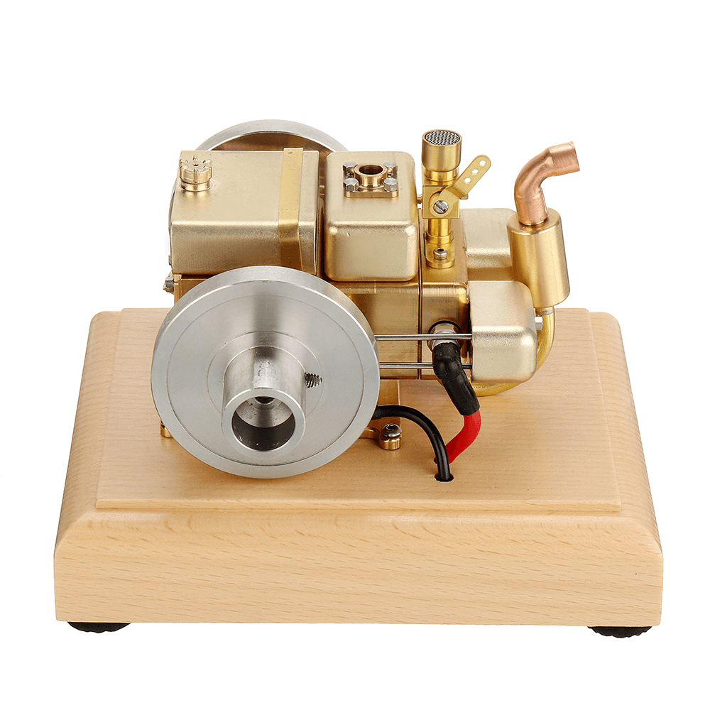 Eachine ET5S Horizontales Zweizylinder-Motormodell, wassergekühlte Kühlstruktur, STEM-Motor aus Messing und Edelstahl, Spielzeugsammlung, Geschenke