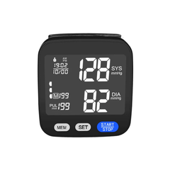 2021 CE ISO Approved Ambulatory Tensiometro Electronic Bp Apparatus Digital Wrist Cuff Blood Pressure Monitor