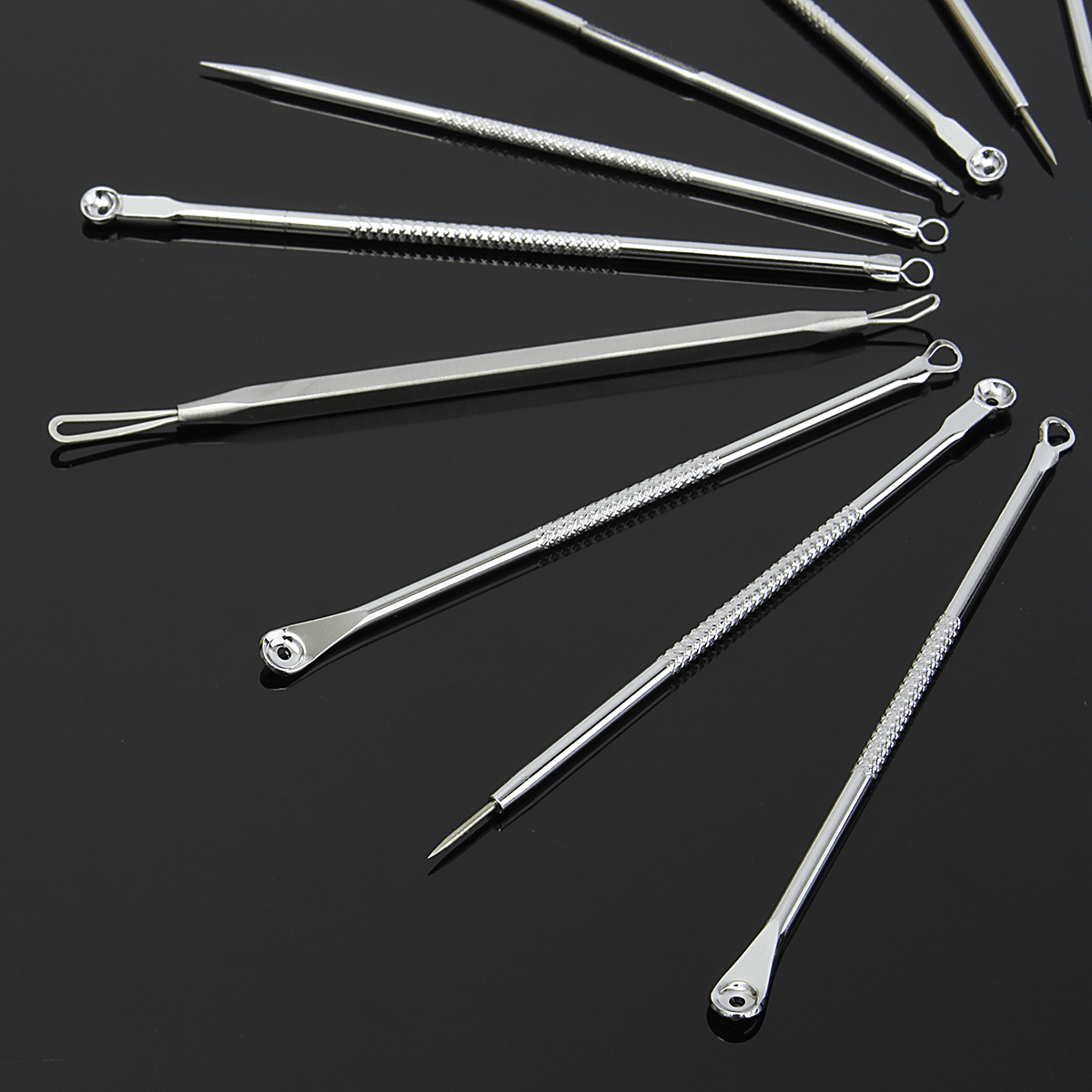 7 Set to Choose Stainless Silver Blackhead Extractor Remover Facial Care Tool Blemish Acne Pimple