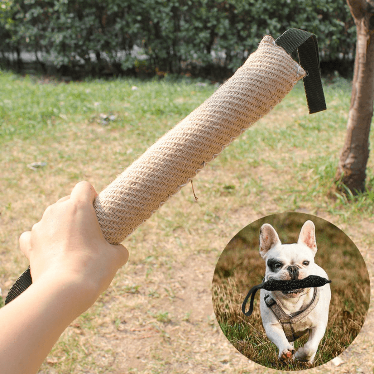 Mangos de yute policía mordedura de perro joven juguete para jugar entrenamiento de mascotas masticar protección contra mordeduras de perro manga del brazo