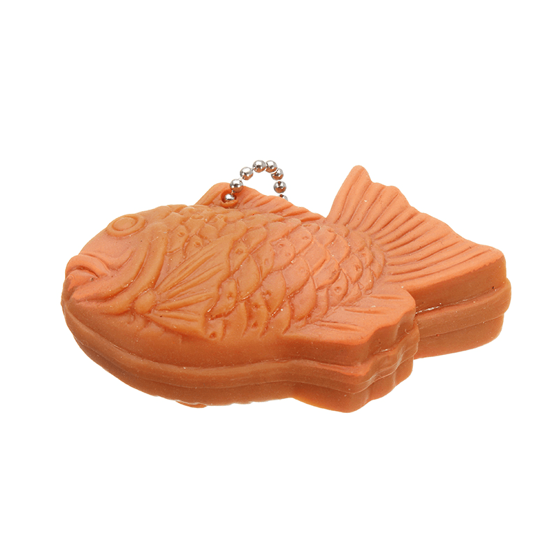 IKUURANI Taiyaki Squeeze Snapper Fish Squishy Slow Rising Toy