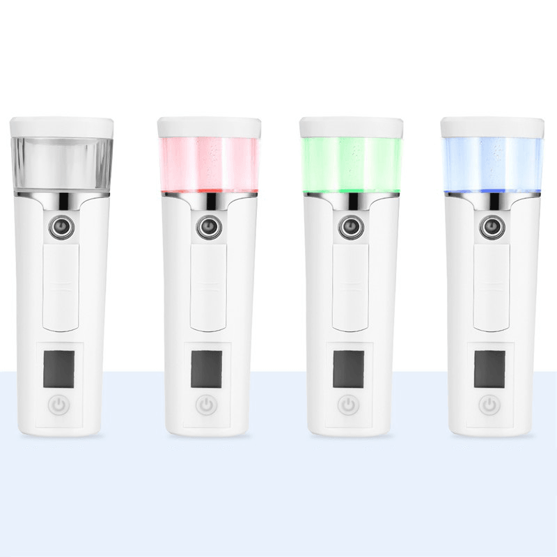 3 in 1 40Ml Mini Nano Spray Spa Face Steamer Mist Sprayer Skin Moisture Tester Facial Steamer Skin Moisturizing Beauty