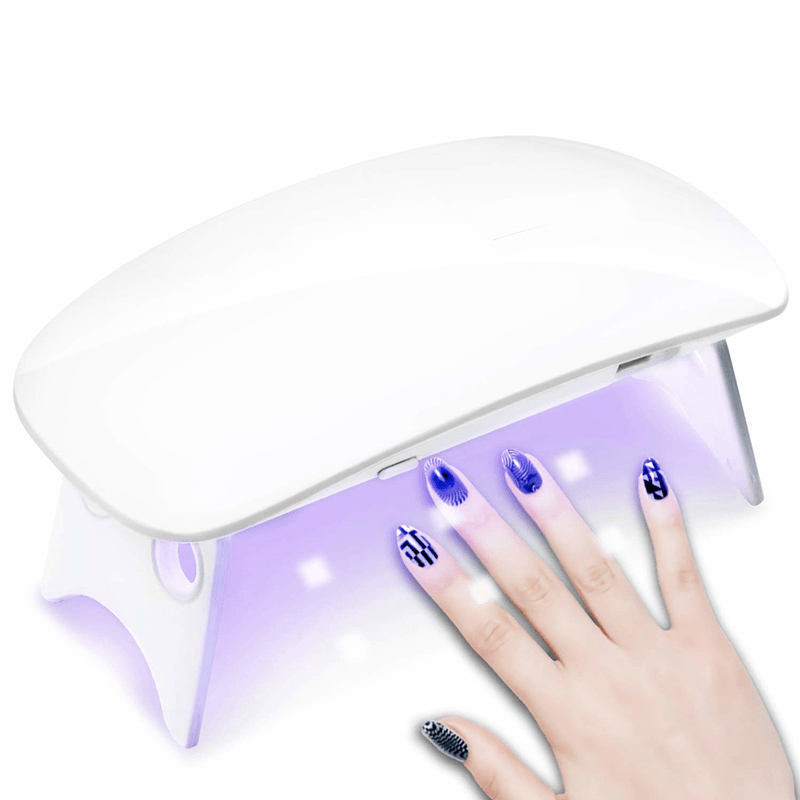 Nail Dryer LED UV Lamp Micro USB Gel Varnish Curing Machine Nail Art Tools 6 LEDS Nail Lamps for Home111