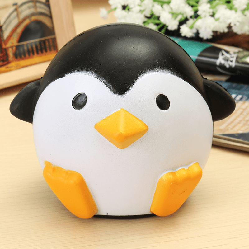 Squishy-Pinguin, 10 cm, langsam aufsteigendes, weiches, niedliches Kawaii-Tiere-Sammlungs-Geschenk-Dekor-Spielzeug