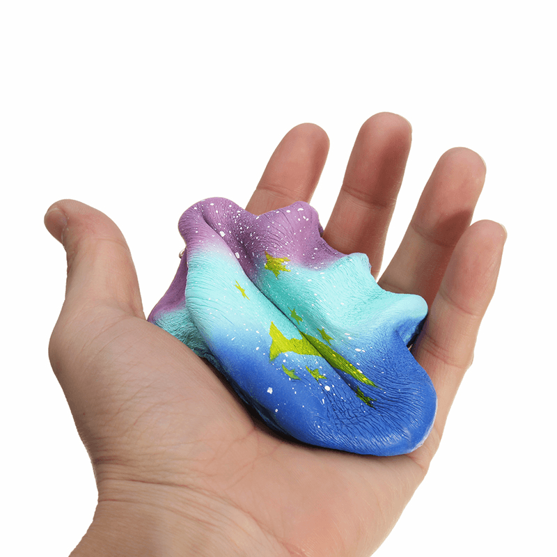 Squishy Starry Night Star Moon Bun Bread 9Cm Gift Soft Slow Rising with Packaging Decor Toy