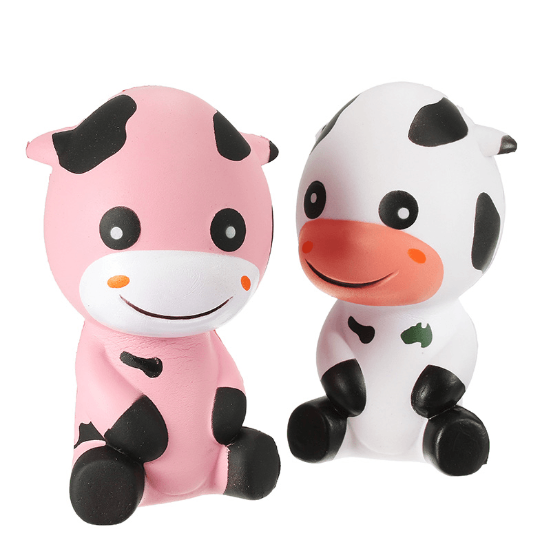 Squishy Baby Cow Jumbo 14Cm Slow Rising with Packaging Animals Collection Gift Decor Toy