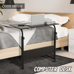 Computer Desk with Wheels Portable Laptop Desk Computer Desk That Can Be Used on Bed or Sofa to Learn to Read Removable