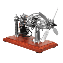 STARPOWER 16 Cylinder Hot Air Stirling Engine Motor Model Creative Motor Engine Toy Engine