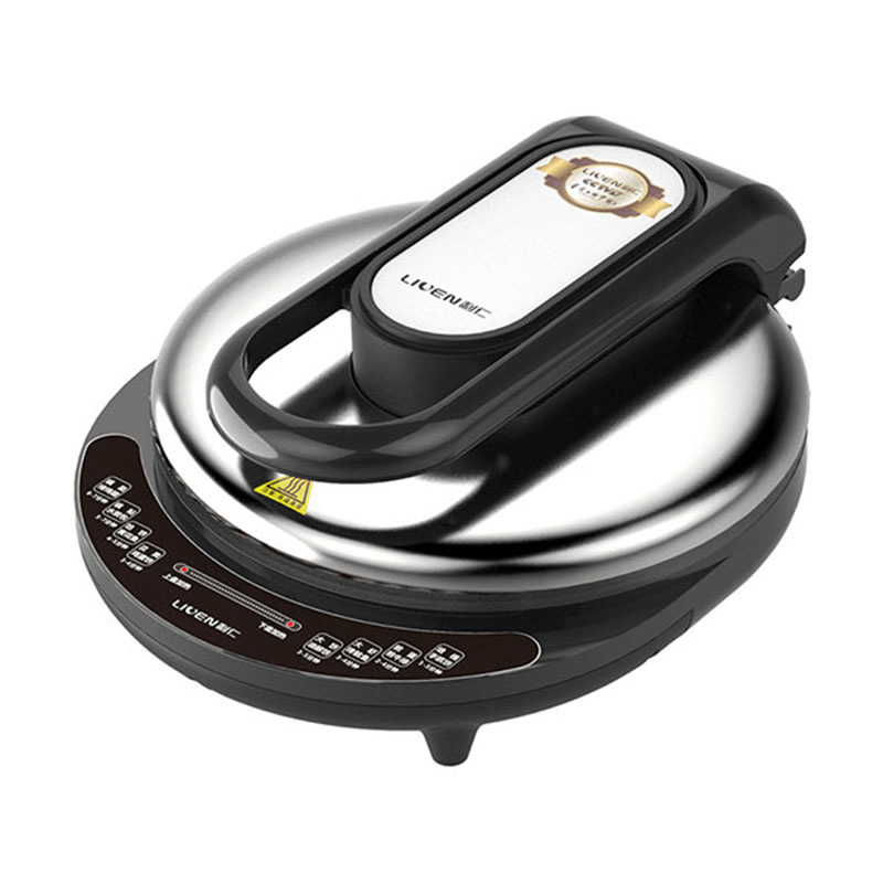 LIVEN LR-J8345 Electric Baking Pan 1600W Crepe Maker Non-Stick Coating Toaster Mechanical Control Frying Machine from Ecological Chain