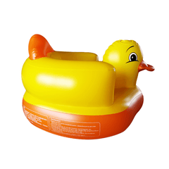 Cartoon Cute Yellow Duck Inflatable Toys Portable Sofa Multi-Functional Bathroom Sofa Chair for Kids Gift