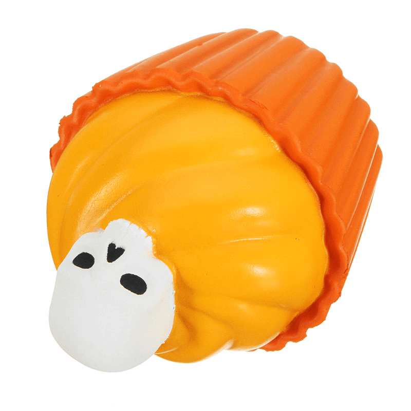 Yunxin Squishy Pumpkin Puff Cake Glow in Dark Halloween Slow Rising with Packaging Collection Gift