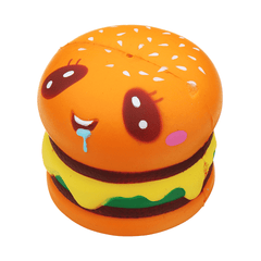 Burger Cat Squishy 8*8.5 CM Slow Rising Collection Gift Soft Fun Animal Toy