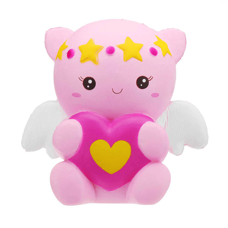 Creamiicandy Yummiibear Angel Kitty Panda Cloud licencia Squishy 14 cm con embalaje colección regalo juguete suave