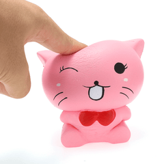 Squishy Cat Kitten 12Cm Soft Slow Rising Animals Cartoon Collection Gift Decor Toy