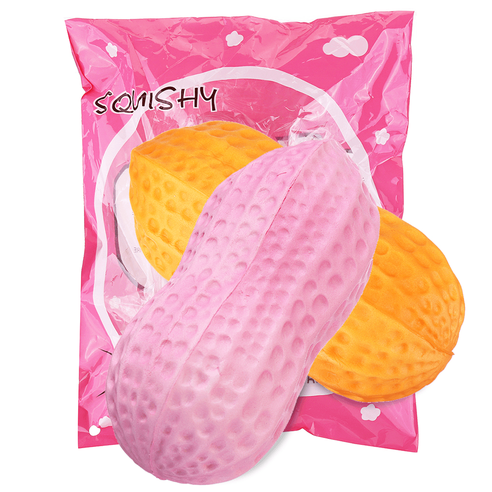 Temperature Sensitive Color Changing Squishy Peanut 16Cm Big Size Slow Rising Change Color Toy with Packing