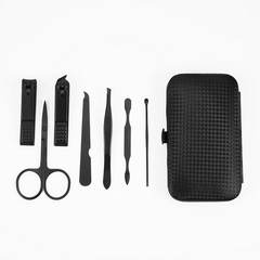 7/15PCS Stainless Steel Nail Clipper Cutter Trimmer Portable Ear Pick Grooming Kit Set