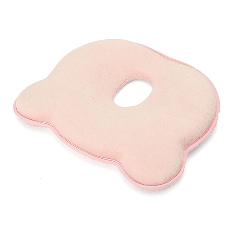 22X26X3.5Cm Memory Cotton Newborn Baby Correcting Head Cervical Vertebra Pillow Blue Pink