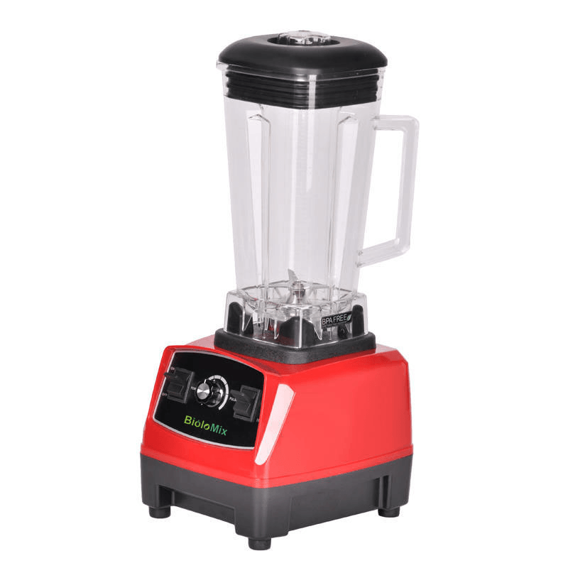 Biolomix 3HP-2200W G5200 Obst-/Gemüsemixer Mixer Hochleistungs-Profi-Entsafter Professionelle Obst-Küchenmaschine Eis-Smoothie Elektrisches Küchengerät