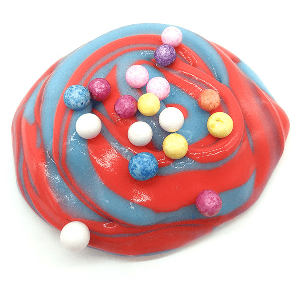 60ML Multicolor Cotton Plasticine Slime Mud DIY Gift Toy Stress Reliever