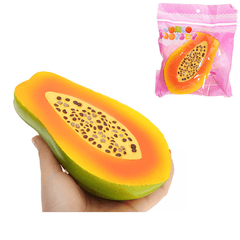 Papaya Squishy 15*9*4Cm Slow Rising with Packaging Collection Gift Soft Toy