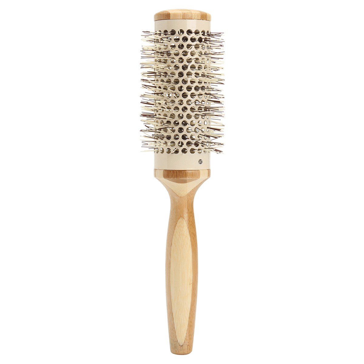 7 Pro round Brush Curly Hair Roller Brush Natural Wood Hairbrush Comb Salon Tools