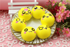 6Pcs Simulation Bread Squishy Slow Rising Toy 8 Seconds 4Cm Corn Bread Funny Toy