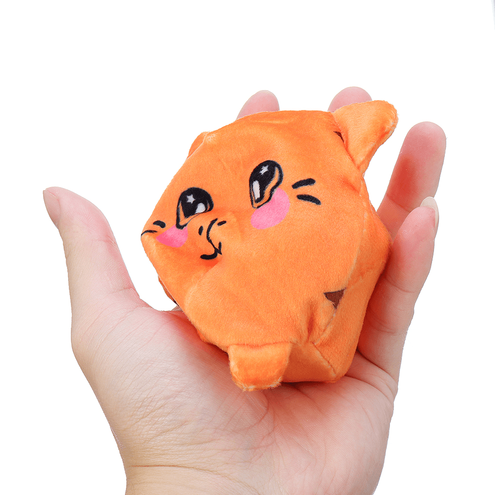 3,5" Squishamals Tiger Squishy geschäumtes, gefülltes Squishimal-Spielzeug, langsam steigender Plüschtier-Anhänger