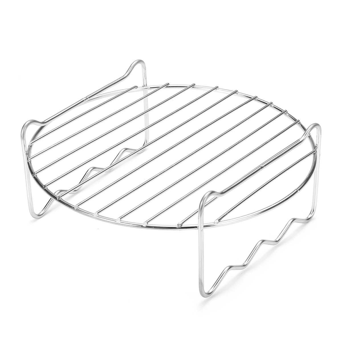 5Pcs Air Fryer Zubehör Backform Pizza Tablett Form Ofen Topf Käfig Rack