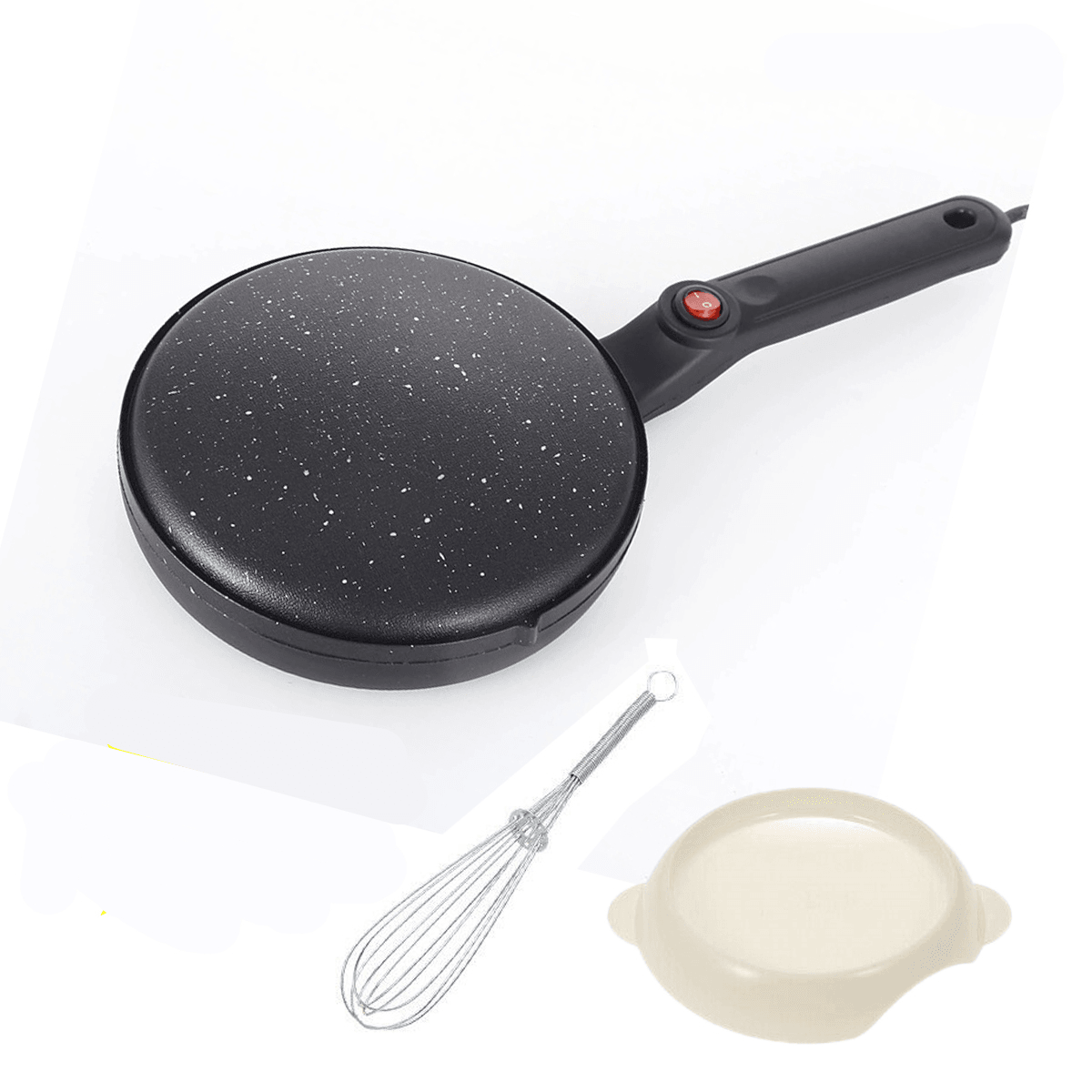 3Pcs/Set Electric Crepe Maker Pizza Cake Pan Machine Non-Stick Cooking Tool