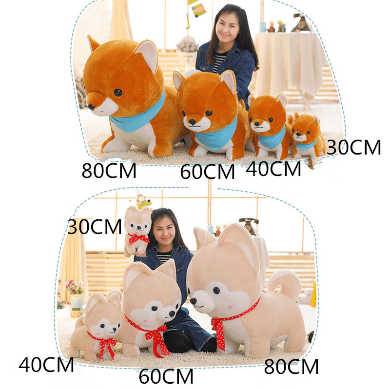 40CM Creative Simulation Super Cute Little Amuse Firewood Dog Plush Toys Baby Children Birthday Gift