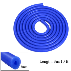 3M Long Blue Silicone Vacuum Hose Turbo Air Intercooler Coupler Pipe 3Mm