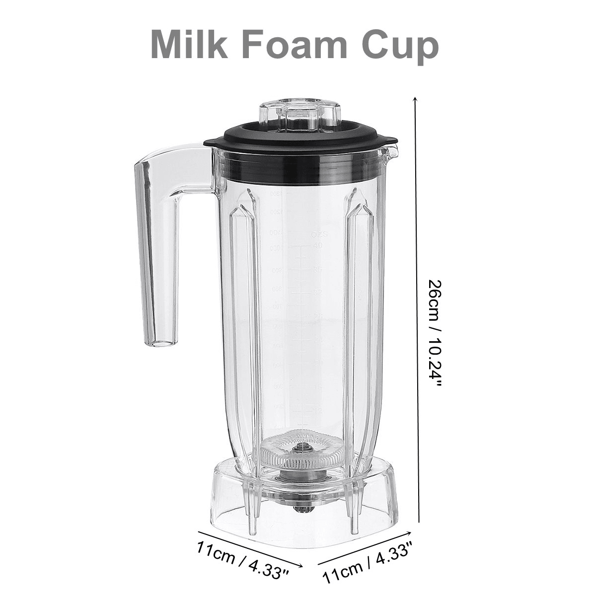 Commercial Blender Cup Spare Part 1.5L Container Tea Cream Foam Smoothies