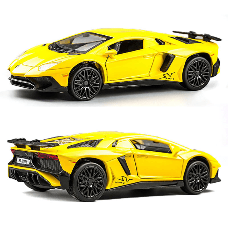 Alloy Metal Lamborghimi Aventador SV LP750-4 Car Diecast Model Car Toy for Children Gift