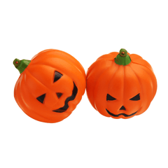 3PCS 7CM Squishy Simulation Random Halloween Slow Rising Smile Pumpkin Squishy Fun Toys Decoration