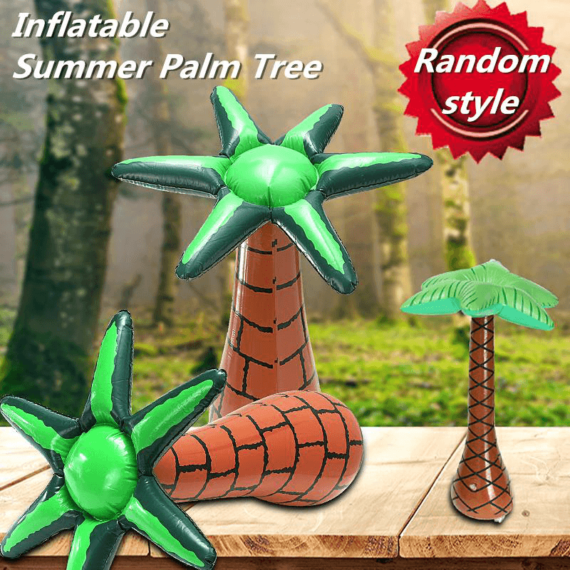 Inflatable Coconut Tree Beach Swimming Pool Toys Summer Decoration 60Cm