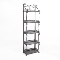 1 Piece 3/4/5 Tiers Folding Storage Shelf Nordic Minimalist Multifunctional Bookshelf Storage Racks Holders for Office Home Bedroom Bathroom Kitchen