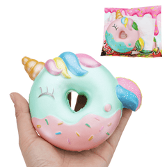 Oriker Donuts Squishy, ​​10 cm, süßes, langsam aufsteigendes Spielzeug, Dekor, Geschenk mit Originalverpackungsbeutel