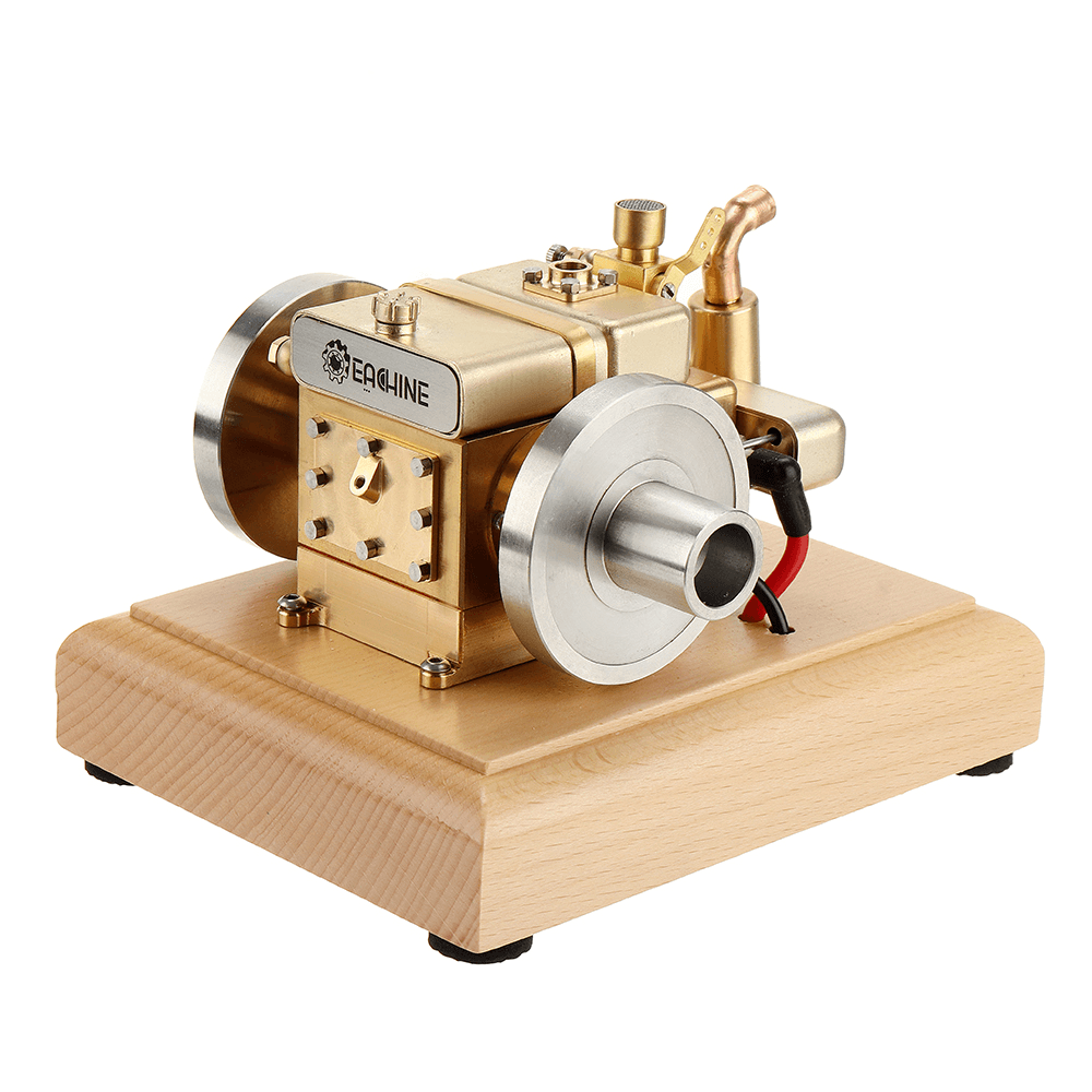 Eachine ET5S Horizontales Zweizylinder-Motormodell, wassergekühlte Kühlstruktur, STEM-Motor aus Messing und Edelstahl, Spielzeugsammlung, Geschenke