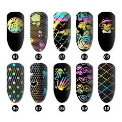 Nail Art Sticker Symphony Star Paper Set UV Gel DIY Decoration Kit