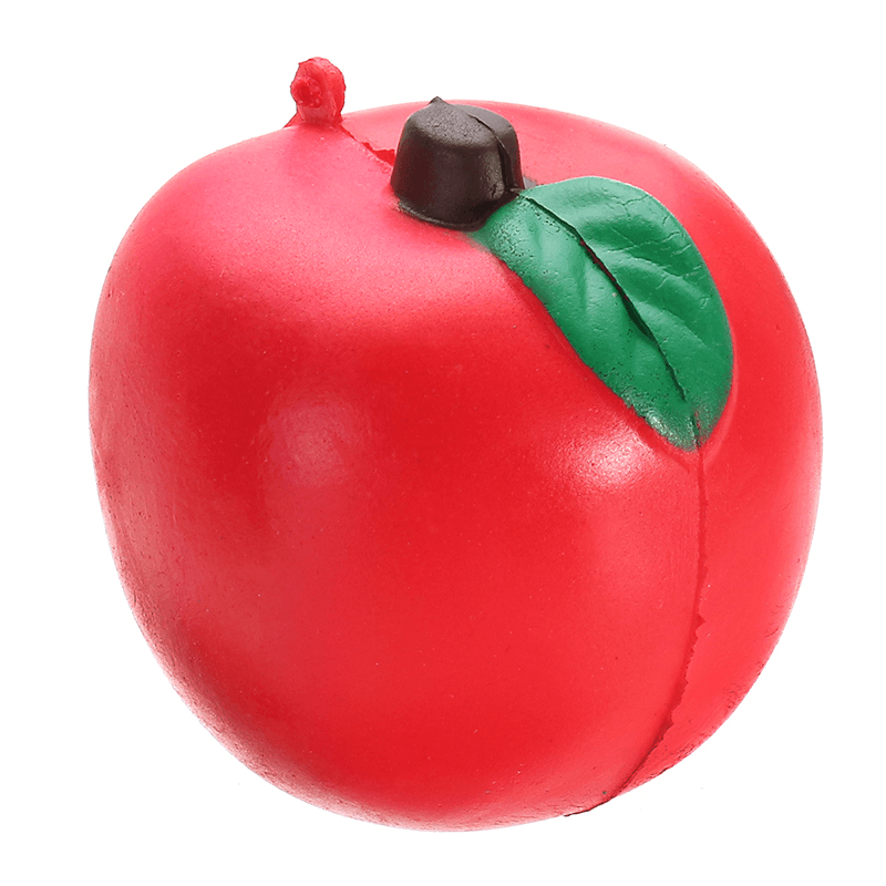 Squishy Red Apple 7Cm Soft Slow Rising Fruit Collection Decor Gift Toy