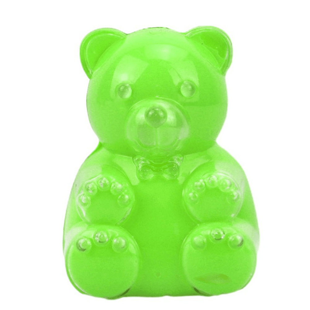 Areedy Bear Slime Simulation Bär und Zuckerwürfel und Bärenzubehör mit Farbbox-Set Spielzeug für den Innenbereich