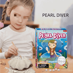 DIY Excavating and Assembling Archaeological Plastic Shell Pearl Bracelet Kids Toys