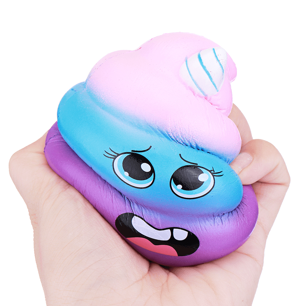 Purami Squishy Sweet Expressions Poo Jumbo 8CM Slow Rising Soft Toys with Packaging Gift Decor