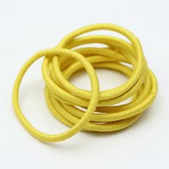 10Pcs Girls Women Candy Color Elastic Hair Bands Rope Ties