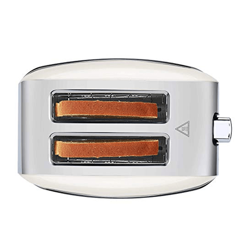 Fortune Candy 2 Slice Stainless Steel Toaster Wide Slot Bread Maker Temperature Control Toaster