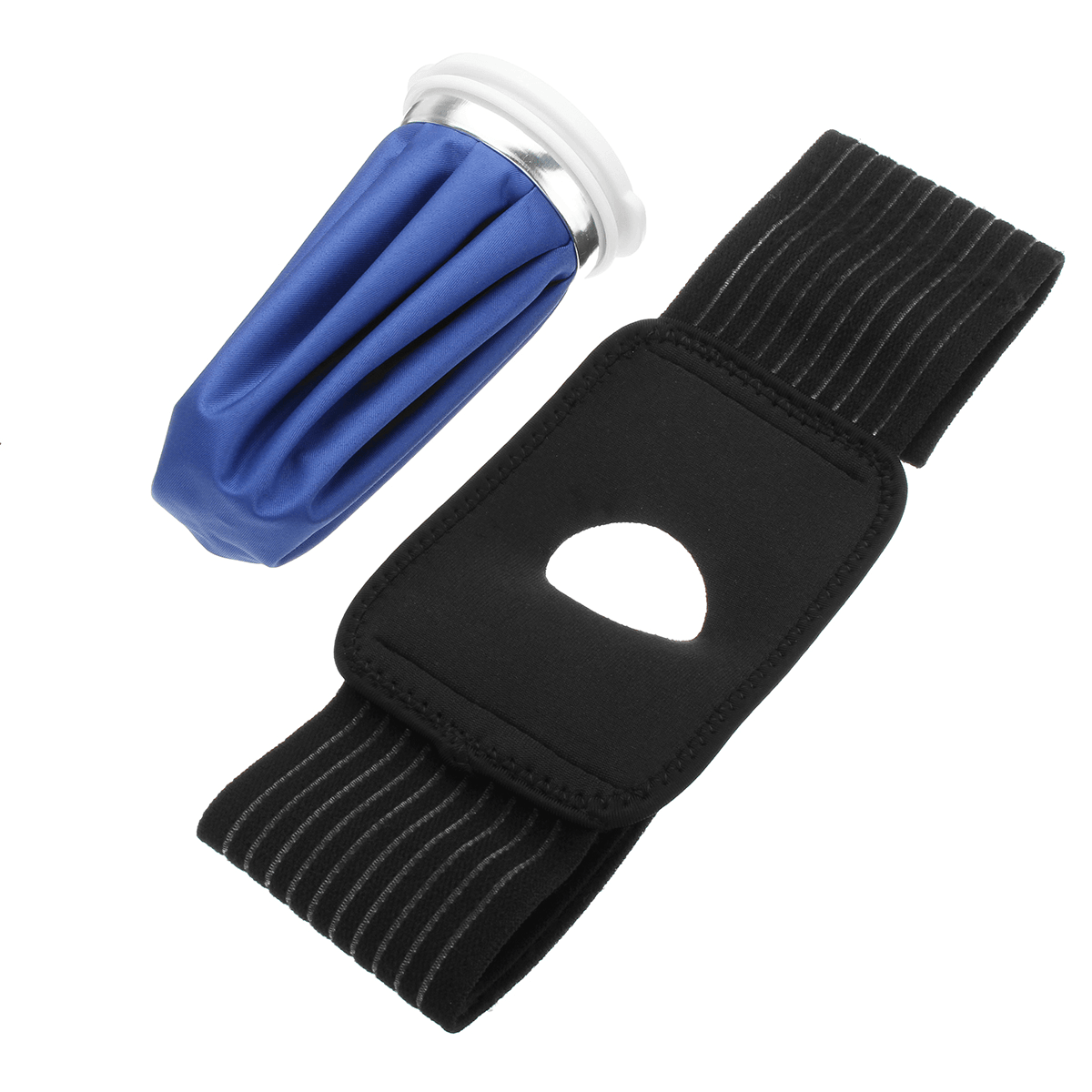 9Inch Ice Bag Sport Injury Fixed Belt Heat Cold Cooler Pack Reusable Injury Knee Head First Aid Pain Relief