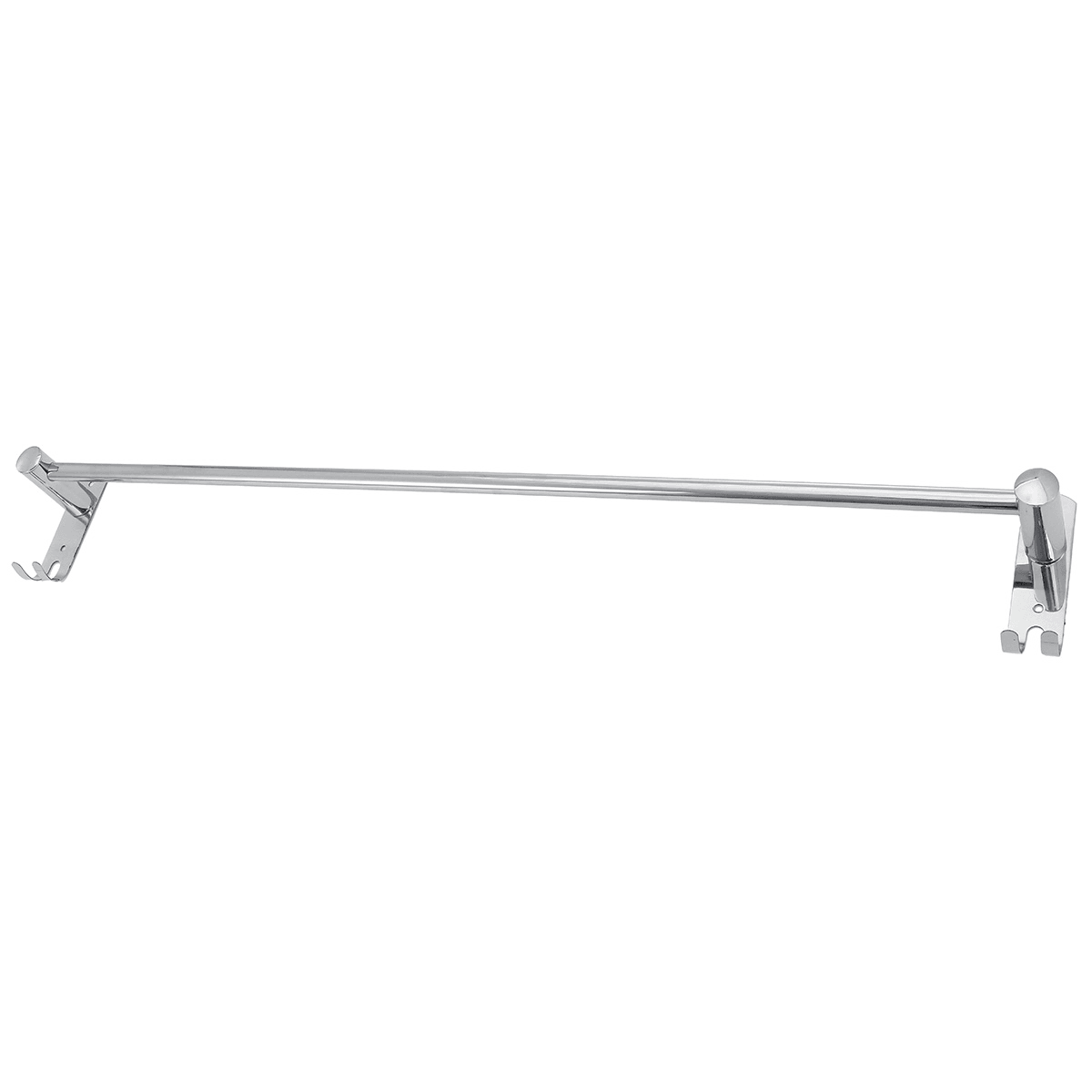 80Cm Stainless Steel Single Double Shelf Wall Mounted Bath Towel Rail Rack for Bathroom Storage Shelf Towel Racks